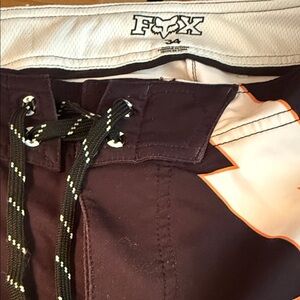 Fox Men's Swim Board Shorts - Black and White